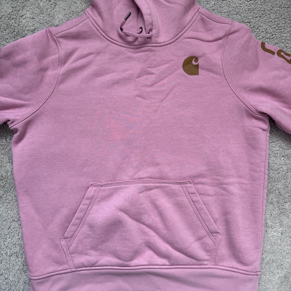 Pink Carhartt Hooded Sweatshirt